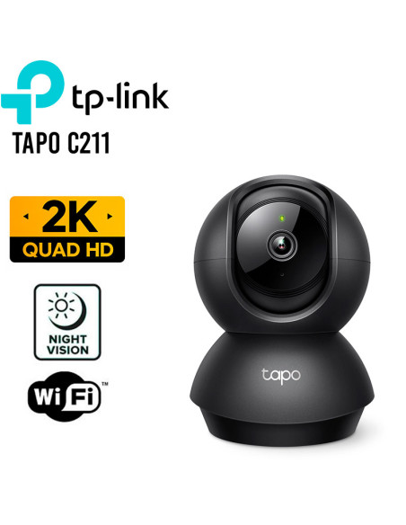 CAMARA DE VIGILANCIA TP-LINK TAPO C211 2K 3MP|360|DETECCION DE MOVIMIENTO