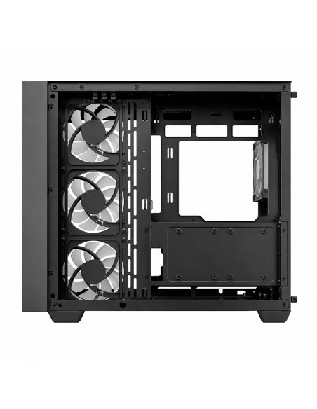 CASE DEEPCOOL CG530U 4F (R-CG530U-BKAGA4-G) VIDRIO TEMPLADO CURVO| S/FUENTE| 4 LED-ARGB
