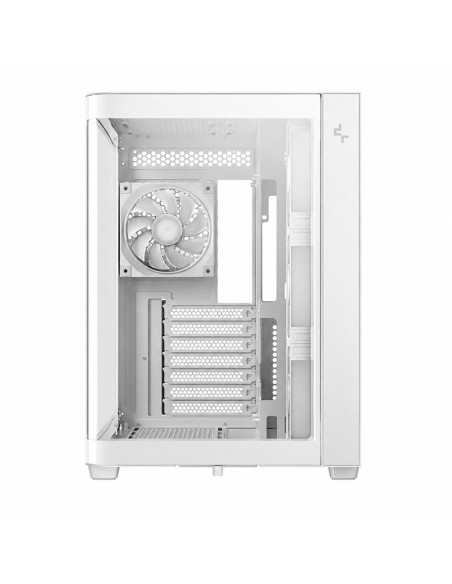 CASE GAMER DEEPCOOL CG530U 4F WH (R-CG530U-WHAGA4-G) VIDRIO TEMPLADO CURVO| S/FUENTE| 4 LED-ARGB
