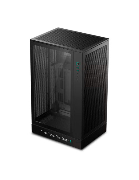 CASE DEEPCOOL CH270 DIGITAL (R-CH270-BKNDM0-G-1) S/FUENTE| VIDRIO TEMPLADO| PANTALLA DIGITAL