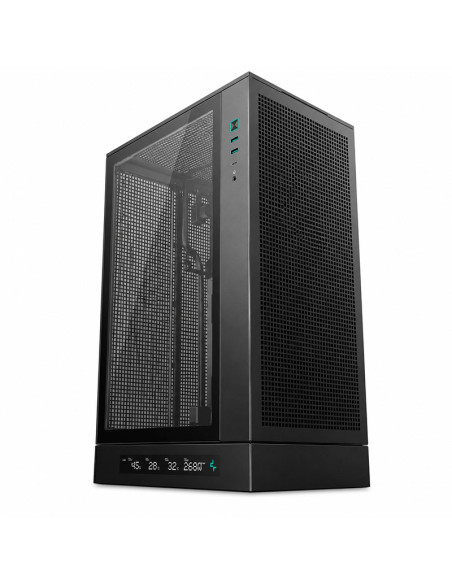 CASE DEEPCOOL CH270 DIGITAL (R-CH270-BKNDM0-G-1) S/FUENTE| VIDRIO TEMPLADO| PANTALLA DIGITAL