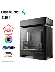 CASE GAMER DEEPCOOL CL660 (R-CL660-BKNNA0-G-1) S/FUENTE|...