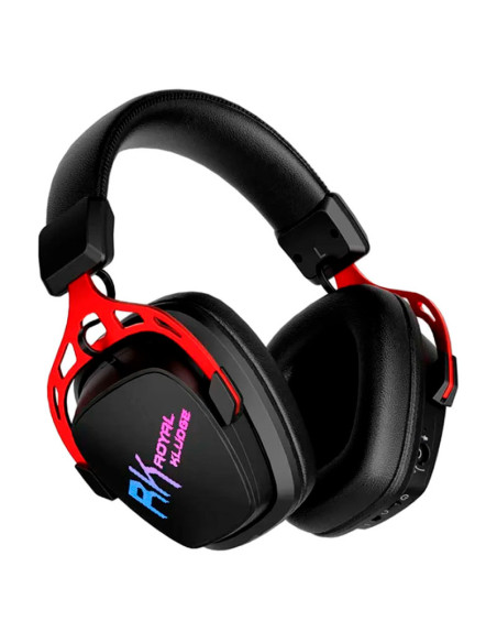 AUDIFONO GAMER ROYAL KLUDGE RK HG103 ( RK-HG103 ) WIRELES - BT - USB | BLACK OPS | LED-RGB
