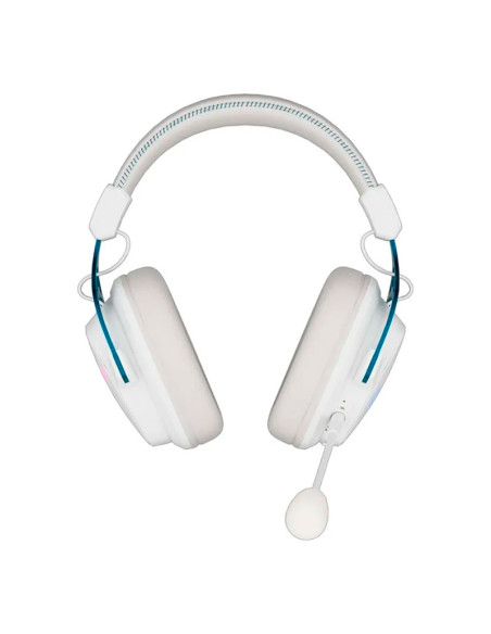 AUDIFONO GAMER ROYAL KLUDGE RK HG103 ( RK-HG103-W ) WIRELES - BT - USB | CYBORG WHITE | LED-RGB