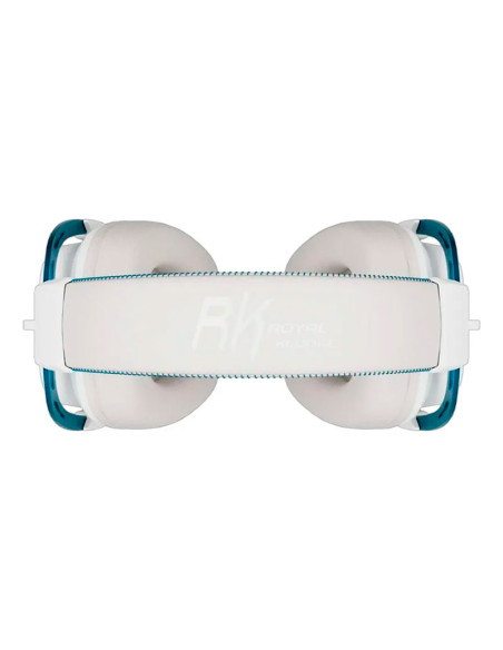 AUDIFONO GAMER ROYAL KLUDGE RK HG103 ( RK-HG103-W ) WIRELES - BT - USB | CYBORG WHITE | LED-RGB