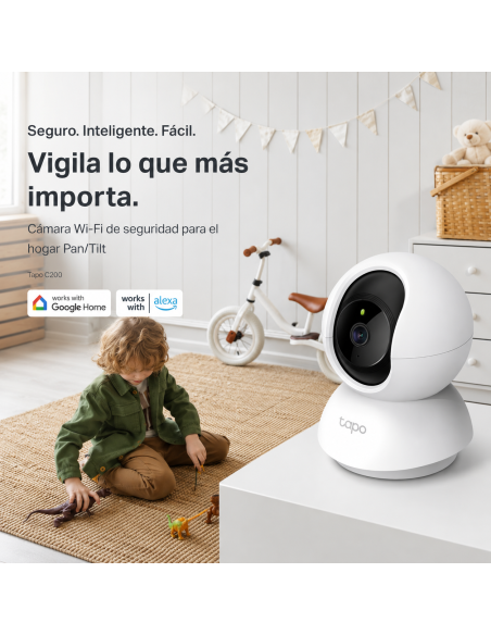 CAMARA DE SEGURIDAD TP-LINK TAPO C200 WIFI INTERIOR 1080P