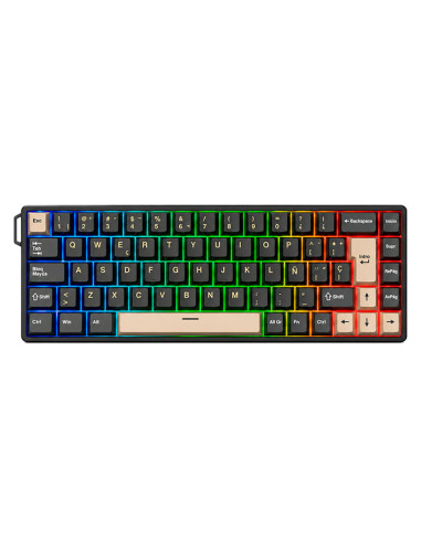 TECLADO GAMER ROYAL KLUDGE RK68 HE ( IBM69K-SP...