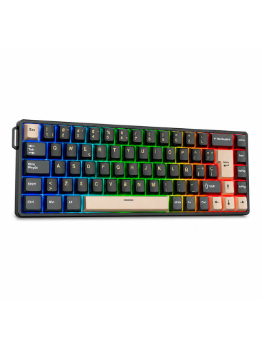 TECLADO GAMER ROYAL KLUDGE RK68 HE ( IBM69K-SP...