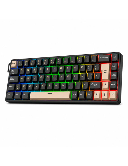 TECLADO GAMER ROYAL KLUDGE RK68 HE ( IBM69K-SP ) PHANTOM | SWITCH MINT MAGNETIC | LED-RGB