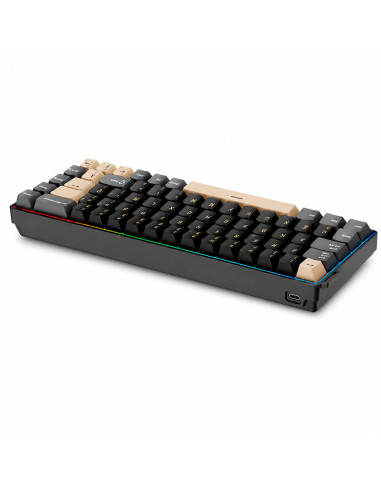 TECLADO GAMER ROYAL KLUDGE RK68 HE ( IBM69K-SP...