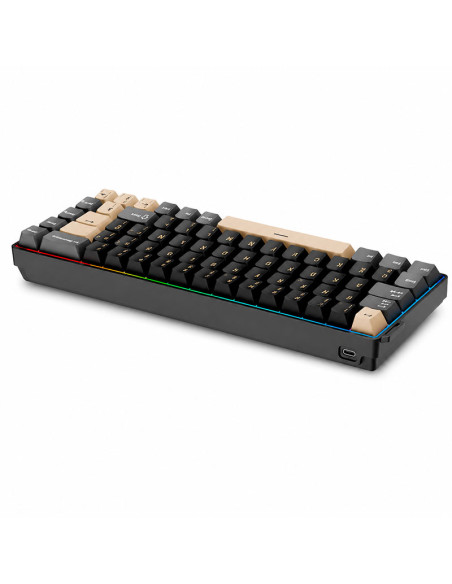 TECLADO GAMER ROYAL KLUDGE RK68 HE ( IBM69K-SP ) PHANTOM | SWITCH MINT MAGNETIC | LED-RGB