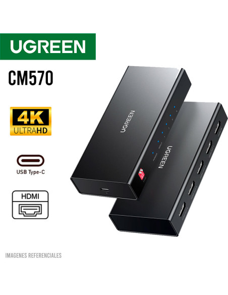 SPLITTER HDMI 2.0 UGREEN CM570 (90514) | 1 ENTRADA - 4 SALIDAS
