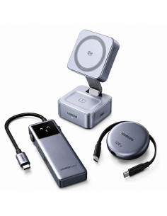 KIT UGREEN D0143 (95725) | HUB USB-C + CARGADOR... 2