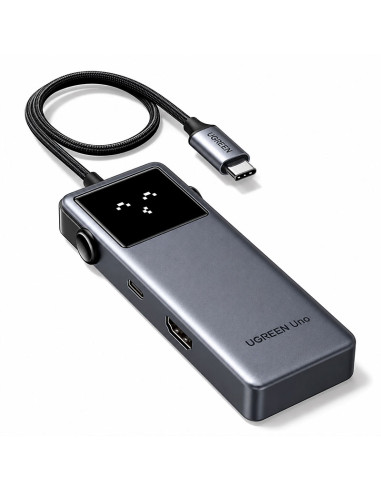 KIT UGREEN D0143 (95725) | HUB USB-C + CARGADOR...