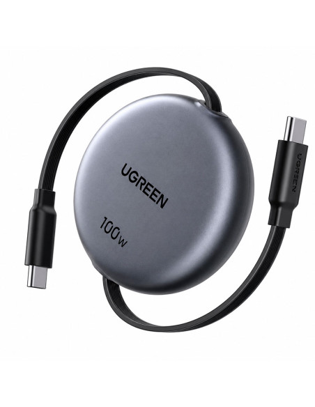 KIT UGREEN D0143 (95725) | HUB USB-C + CARGADOR INALAMBRICO MAGFLOW + CABLE RETRACTIL USB-C