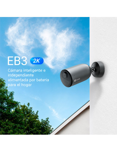 CAMARA DE SEGURIDAD EZVIZ (CS-EB3)3MP 2K| WI-FI