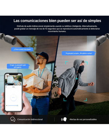 CAMARA DE SEGURIDAD EZVIZ (CS-EB3)3MP 2K| WI-FI