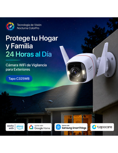 CAMARA DE VIGILANCIA TP-LINK TAPO C325WB COLOR PRO NIGHT VISION (0170500965) 2K QHD 4MP