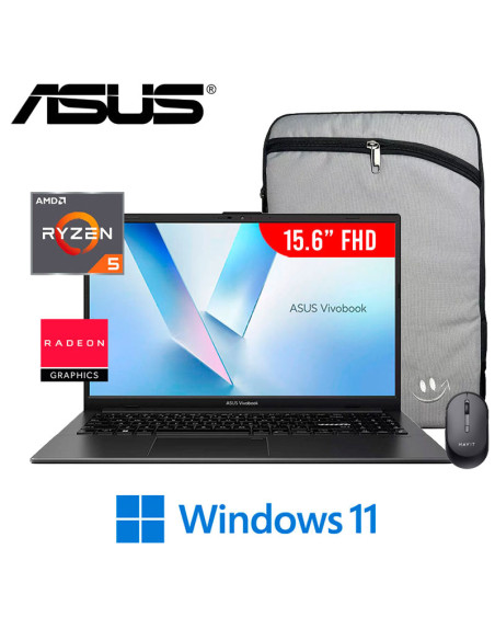 LAPTOP ASUS VIVOBOOK GO E1504FA-WS51 RYZEN 5 40 8GB LPDDR5 512GB SSD 15.6 FHD WINDOWS 11