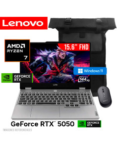 LAPTOP GAMER LENOVO LOQ 15AHP10 RYZEN 7-250 16GB DDR5 1TB...