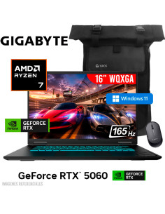 LAPTOP GAMER GIGABYTE A16 3VH K3LAC93MH RYZEN 7 260 16GB...