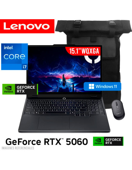 LAPTOP GAMER LENOVO LEGION 5 15IRX10 I7-14700HX 16GB 1TB SSD GEFORCE RTX 5060 8GB 15.1 WQXGA OLED 165HZ WINDOWS 11 (83LY00J9LM)
