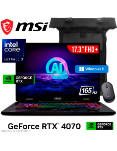 LAPTOP GAMER MSI PULSE 17 AI C1VGKG-063PE ULTRA 7-155H...