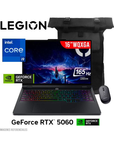 LAPTOP GAMER LENOVO PRO 5 16IRX10 I9-14900HX 32GB 1TB SSD GEFORCE RTX 5060 8GB 16 WQXGA 240HZ FREEDOS (83NN0058LM)