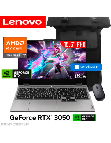 LAPTOP GAMER LENOVO LOQ 15ARP10E R7-7735HS 16GB...