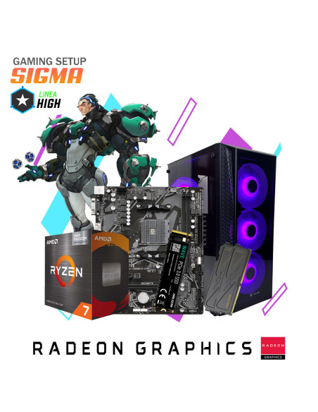 SETUP GAMER SIGMA AMD RYZEN 7 5700G 16GB 512GB