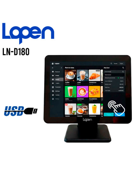 ALL IN ONE LOPEN POS ( LN-D180 ) I3-6100 16GB 512GB SSD WINDOWS 10 15 TOUCH