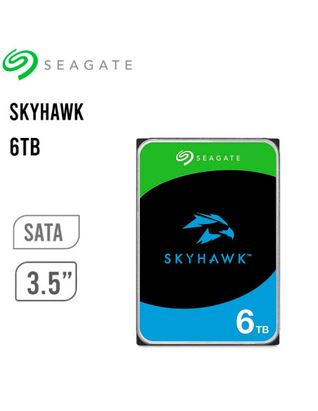 DISCO DURO HDD SEAGATE 6TB SKYHAWK SURVEILLANCE (ST6000VX009)