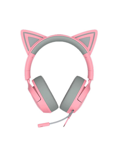 AUDIFONO GAMER RAZER KRAKEN KITTY V3 X QUARTZ...