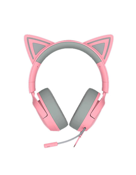 AUDIFONO GAMER RAZER KRAKEN KITTY V3 X QUARTZ (RZ04-05350100-R3U1) MULTI-PLATFORM 7.1