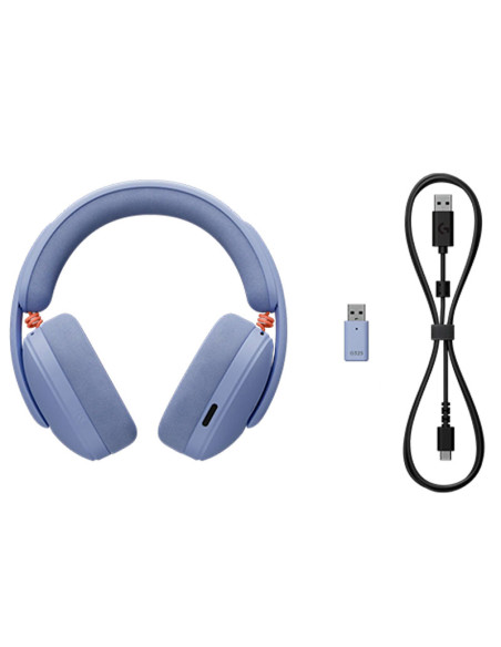 AUDIFONO GAMER G325 LIGTHSPEED (981-001537) WIRELESS-BLUETOOH| LILA