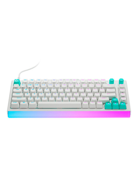 TECLADO GAMER LOGITECH G512 X (920-013948) MECANICO | SWITCH BROWN | RGB | BLANCO