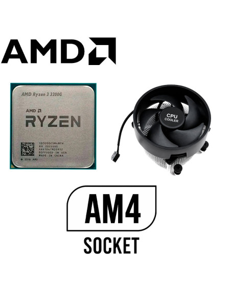 COMBO PROCESADOR AMD RYZEN 3 3200G OEM + COOLER AMD