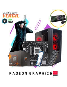 SETUP GAMER VERGIL RYZEN 7-8700G 16GB 500GB SSD + KIT RAPTOR