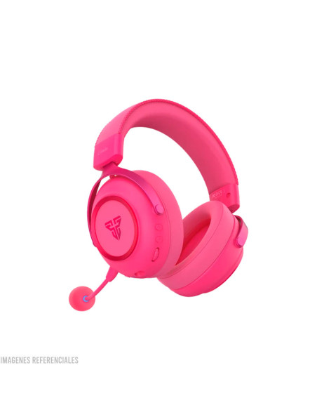 AUDIFONO GAMER FANTECH WHG07 ORBITA WIRELESS 2.4 | ROSADO