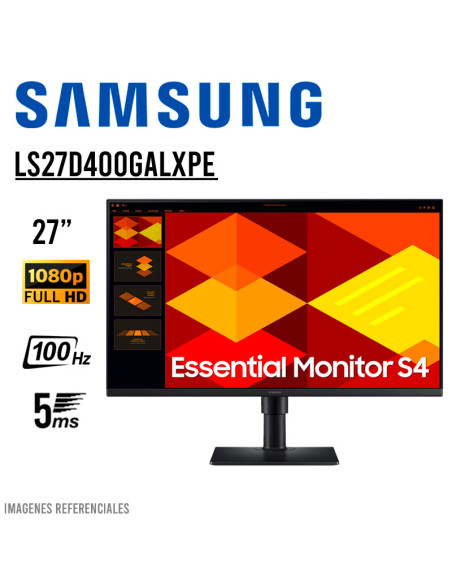 MONITOR SAMSUNG 27 FHD (LS27D400GALXPE) PANEL IPS | HDMI - DP | 100HZ - 5MS