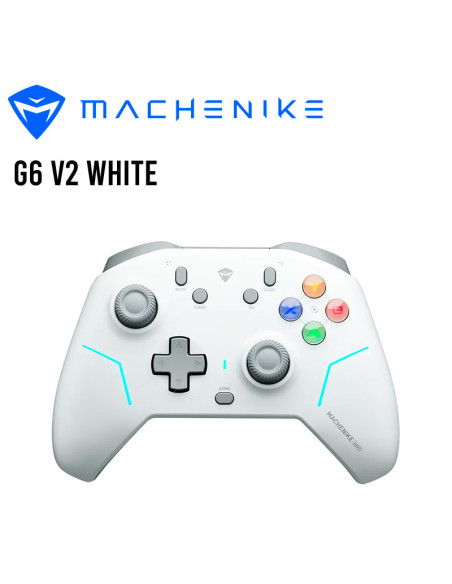 GAMEPAD MACHENIKE G6 V2 TRI-MODE CONTROLLER| WIRELESS | WHITE