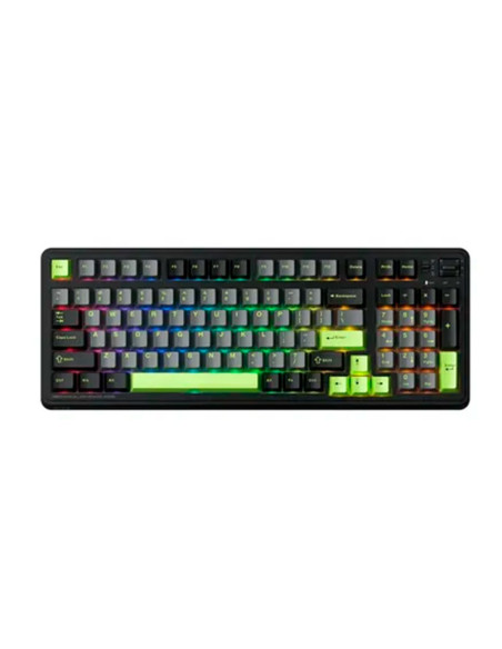 TECLADO GAMER MACHENIKE KG98 (KG98) SWITCH GR SILVER | BLACK