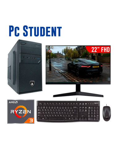 COMPUTADORA STUDENT RYZEN 3-3200G 16GB 512GB...