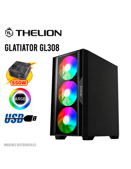 CASE GAMER THELION GLATIATOR GL308