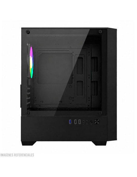 CASE GAMER THELION GLATIATOR GL308 ( GL308 ) 550W | NEGRO | VIDRIO TEMPLADO |4-ARGB