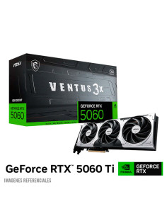 TARJETA DE VIDEO MSI GEFORCE RTX 5060 TI VENTUS 3X OC 8GB...