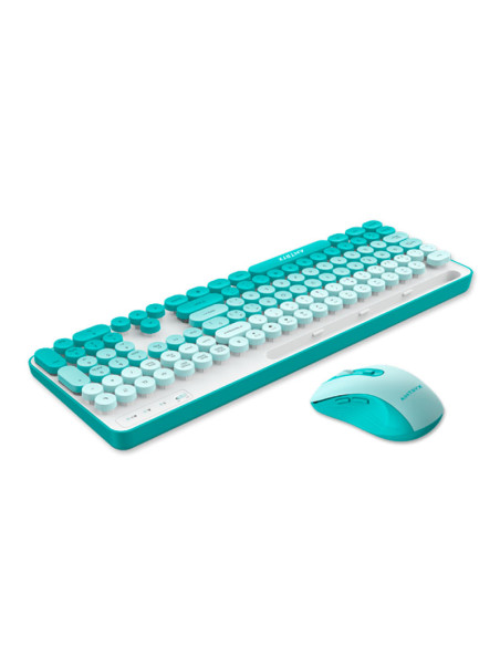 KIT ANTRYX WS-970 GREEN (ASC-WS970GN) TECLADO + MOUSE | WIRELESS