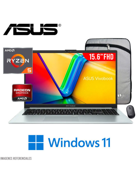 LAPTOP ASUS VIVOBOOK 15 GO E1504FA-BQ2937 RYZEN 5-40 16GB 512GB SSD 15.6 FHD WINDOWS 11 (90NB0ZR3-M04PJ0)