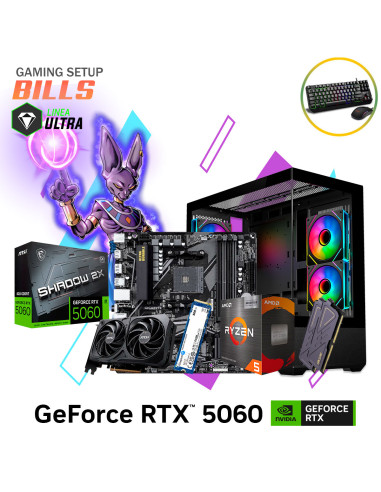 SETUP GAMER BILLS RYZEN 5 5500X3D 16GB 500GB...
