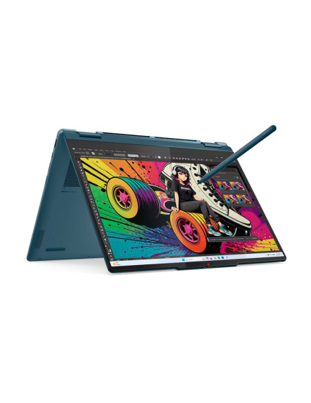LAPTOP LENOVO YOGA 7 2EN1 14AKP10 RYZEN 7 350 32GB 1TB SSD 14 2.8K WQXGA+ OLED 120HZ TOUCHSCREEN FREEDOS (83JR006YLM)